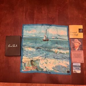 Van Gogh pocket square scarf